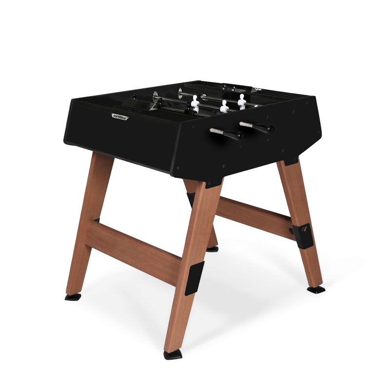 Baby-foot Origin Duo Outdoor Noir Cornilleau made in France, poignées noires