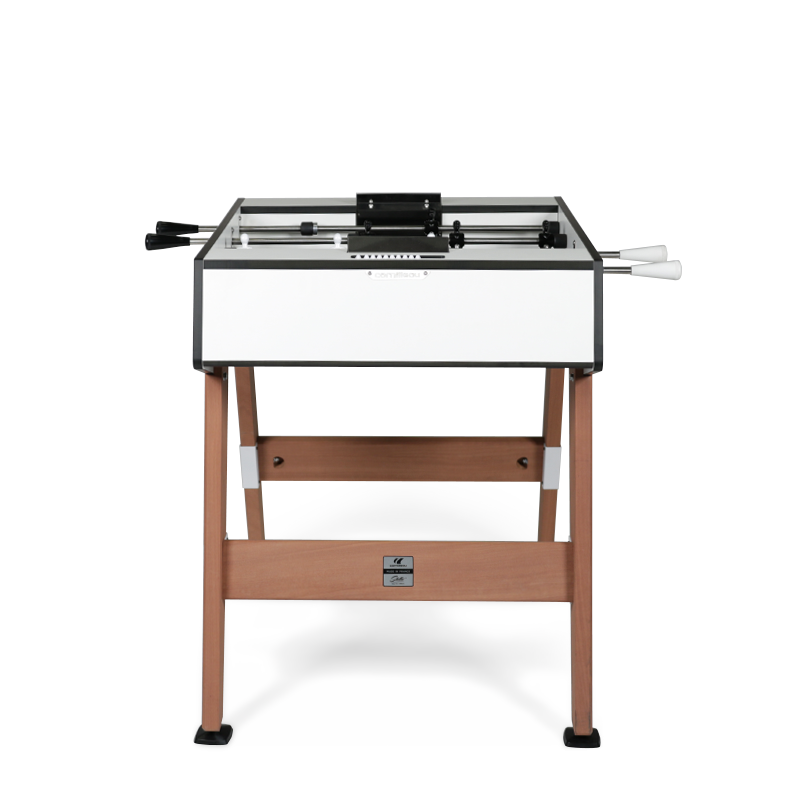 Baby-foot Origin Duo Outdoor Blanc avec caisse en stratifié et pieds en bois