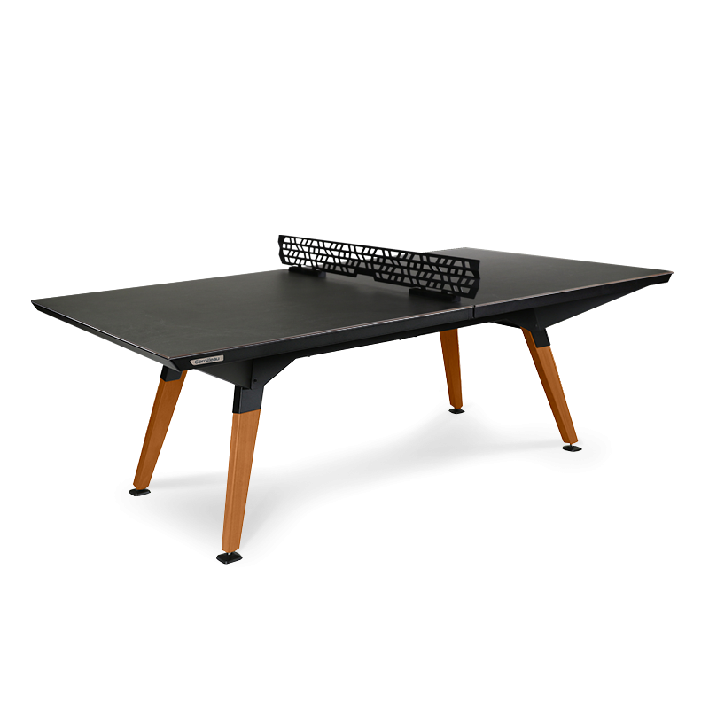 Tischtennistisch Origin Medium Outdoor – Schwarz Stone Foncé mit integriertem magnetischem Netz