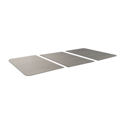 Plateaux de table pour Hyphen Gris Noir (3 parties) : Génération Billard Hyphen  - Génération 1 ( avant Août 2024 ), Plateaux de billard Hyphen - Wood foncé encadrement gris