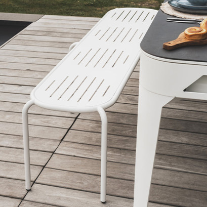 Banc Hyphen 180 cm Blanc