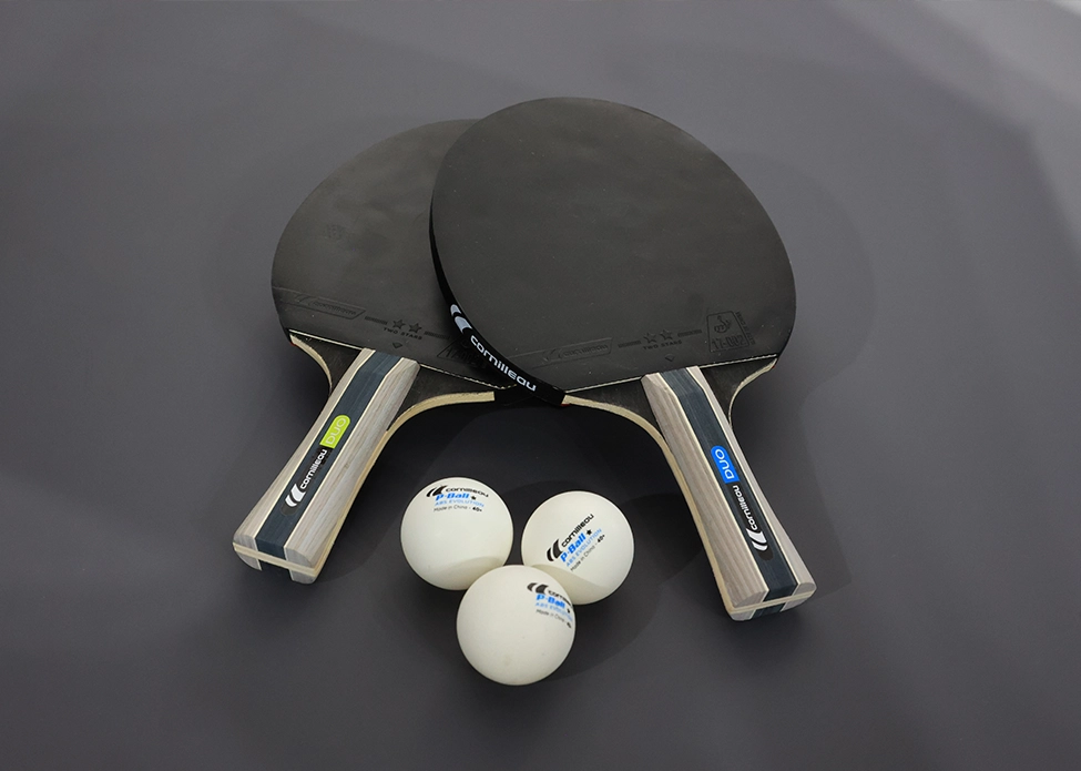 Photo des raquettes indoor Duo Cornilleau