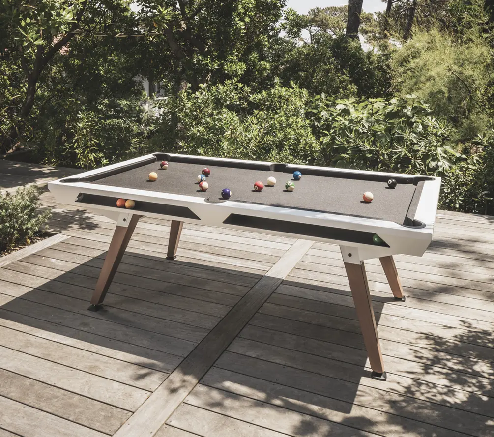 Photo de la table ping-pong Origin , noir avec décor stone foncé