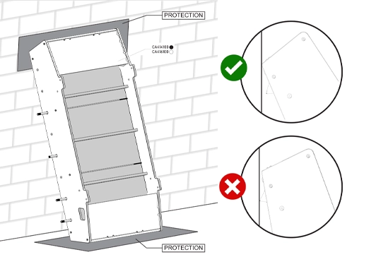 Schéma d'asemblage de l'étape 1 de la méthode A