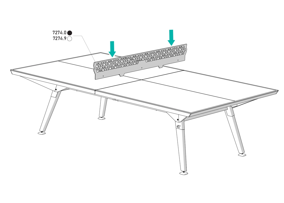 Comment installer le filet fixe