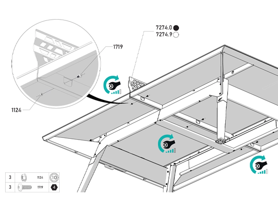Comment fixer le filet à la table
